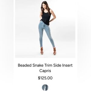 CENIA Convi Jean Size 6 NWT Stylish Gray Women's Jeans with Side Detailing🤍💎🐍💎🐍🖤